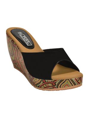 brown platforms wedges - 15267774 - Standard Image - 1