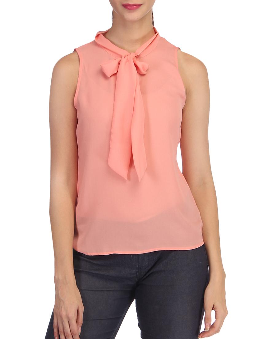 tie up neck top - 15267954 - Zoom Image - 1