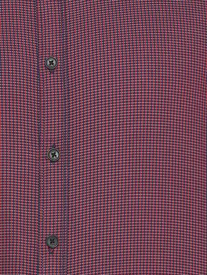 red cotton casual shirt - 15269022 - Standard Image - 4