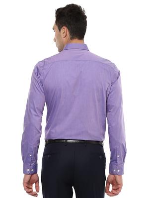 purple cotton formal shirt - 15269041 - Standard Image - 2