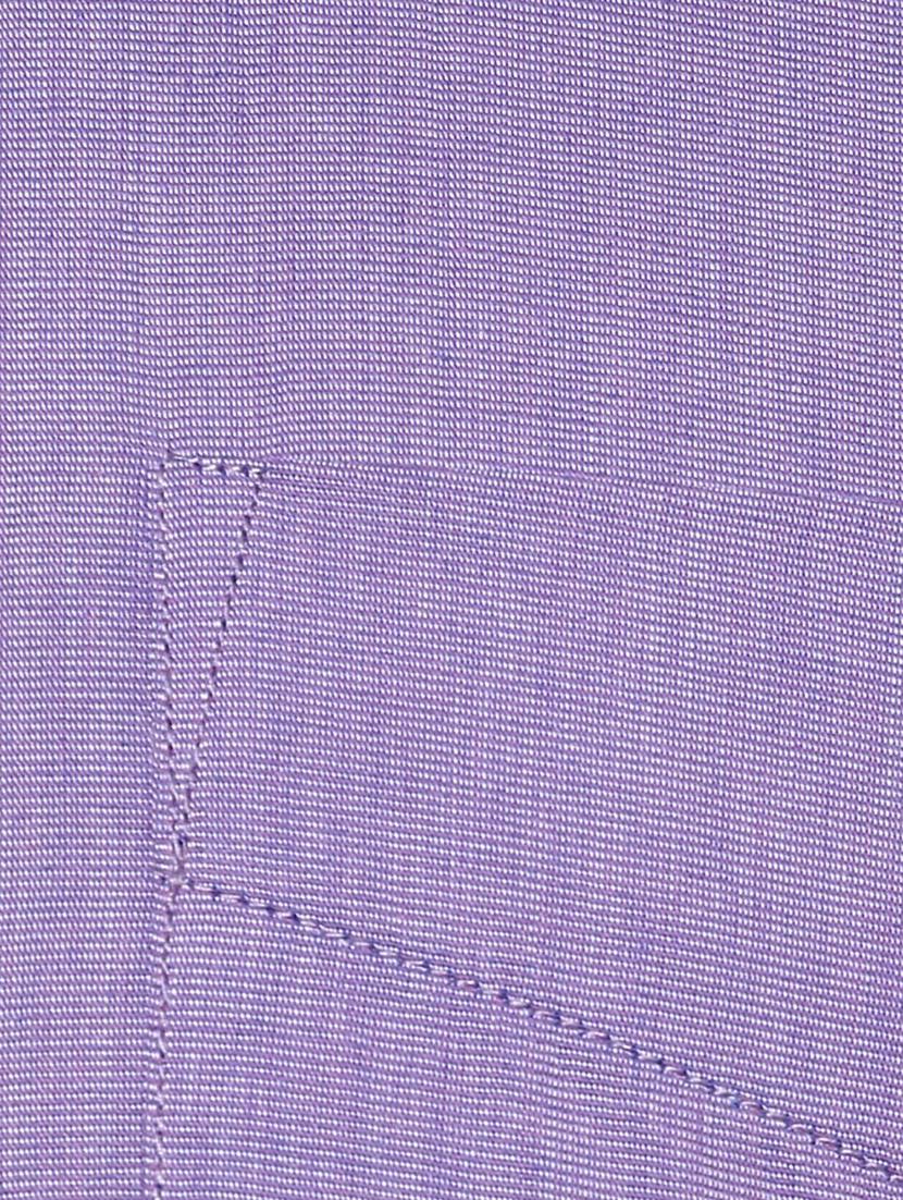 purple cotton formal shirt - 15269041 - Zoom Image - 4