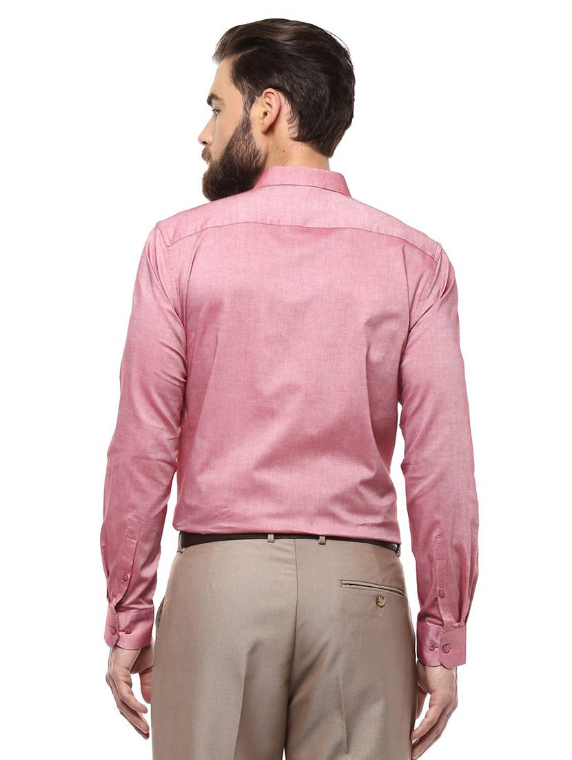 pink cotton formal shirt - 15269043 - Zoom Image - 2