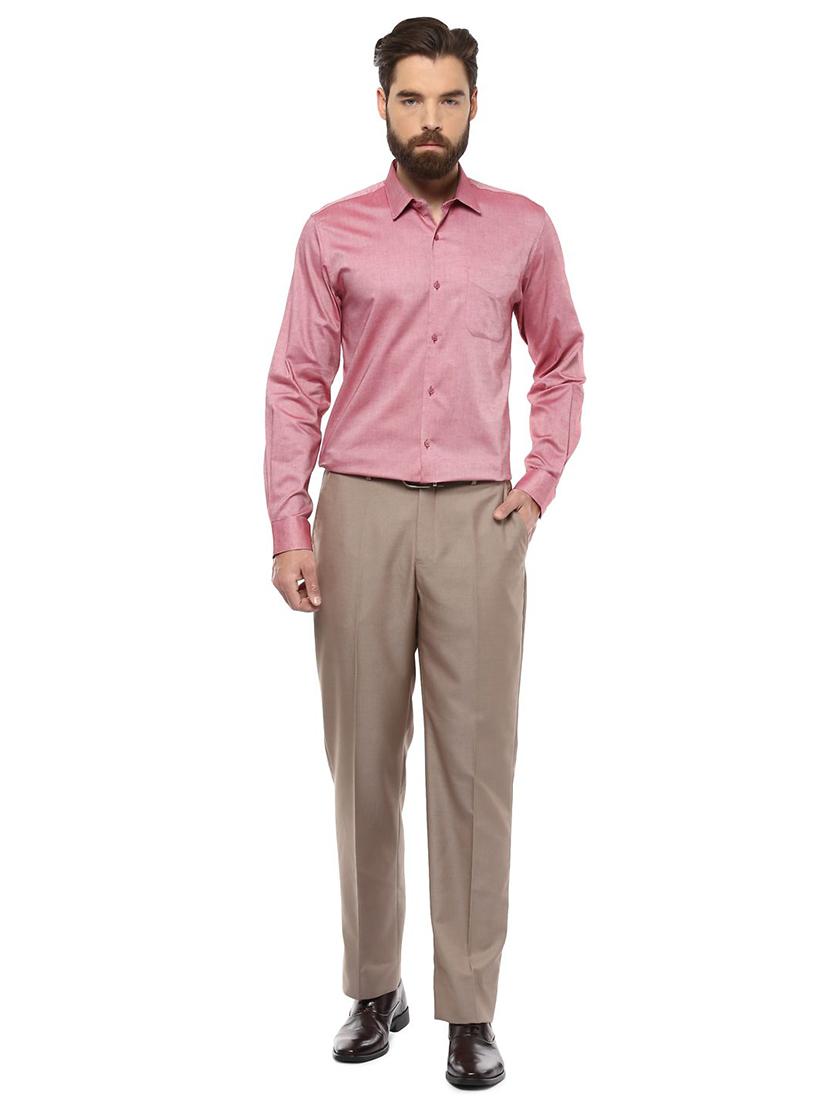 pink cotton formal shirt - 15269043 - Zoom Image - 3