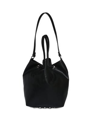 black leatherette (pu) regular handbag - 15272185 - Standard Image - 2