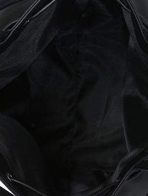 black leatherette (pu) regular handbag - 15272185 - Standard Image - 3