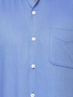 blue cotton formal shirt - 15274375 - Standard Image - 4