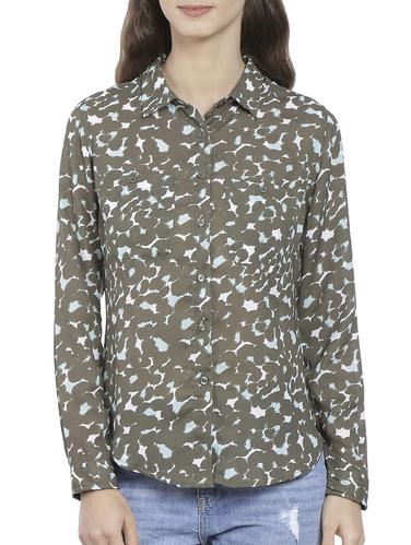 patch pocket detail printed shirt - 15275466 - Very Small Image - 1