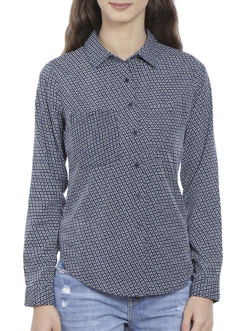 Printed patch pocket detail shirt - 15275517 - Standard Image - 1