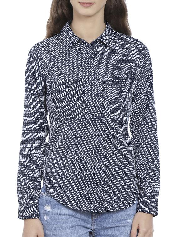Printed patch pocket detail shirt - 15275517 - Zoom Image - 1