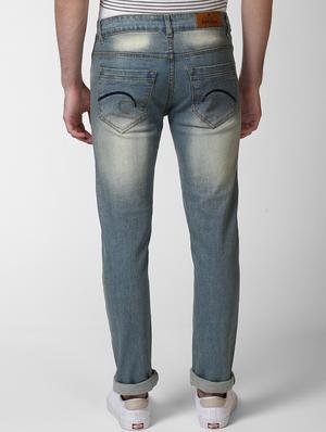 blue denim washed jeans - 15276172 - Standard Image - 3