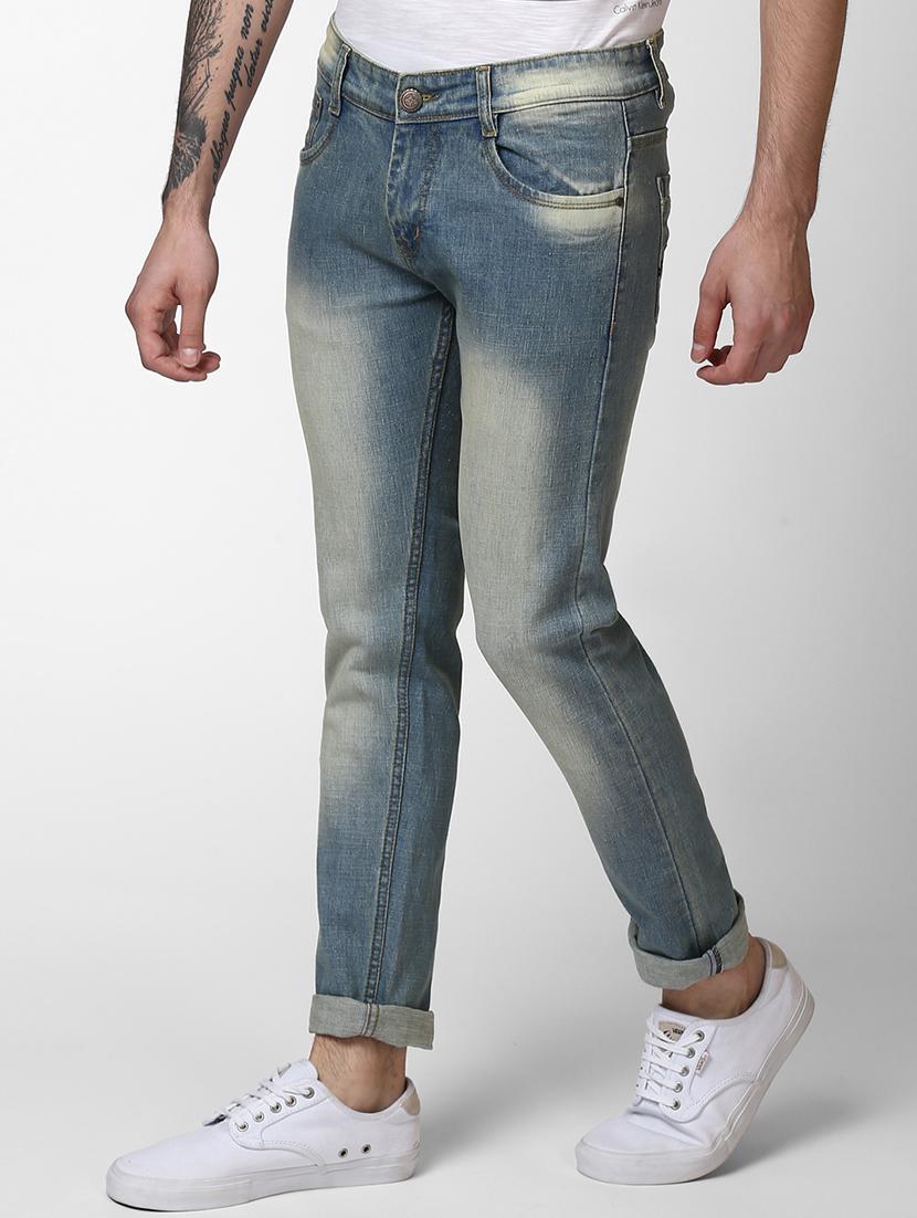 blue denim washed jeans - 15276172 - Zoom Image - 2
