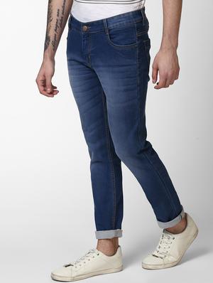 blue denim washed jeans - 15276175 - Standard Image - 2
