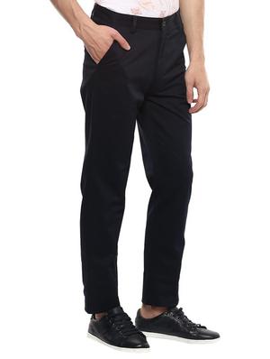 navy blue cotton blend chinos - 15277239 - Standard Image - 2