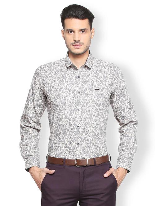 grey cotton casual shirt - 15278712 - Standard Image - 1