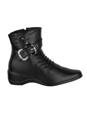 black pvc ankle boot - 15279224 - Standard Image - 2