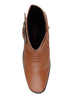tan pvc ankle boot - 15279225 - Standard Image - 4