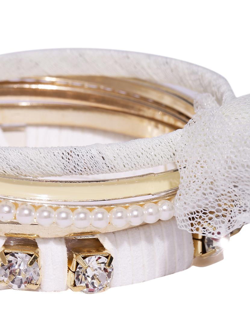 white metal bangle - 15279812 - Zoom Image - 3