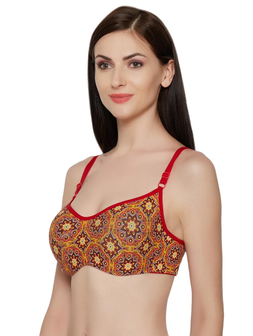 yellow printed bra - 15282240 - Zoom Image - 2