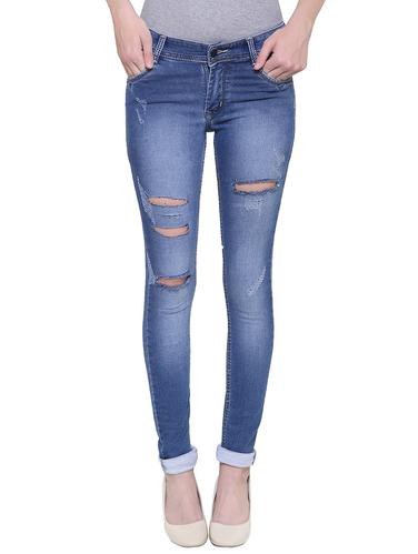 distressed denim jeans - 15282448 - Very Small Image - 1