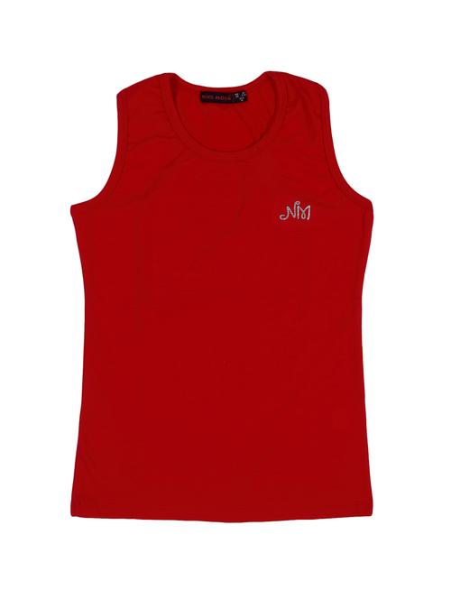 red cotton top - 15282673 - Standard Image - 1