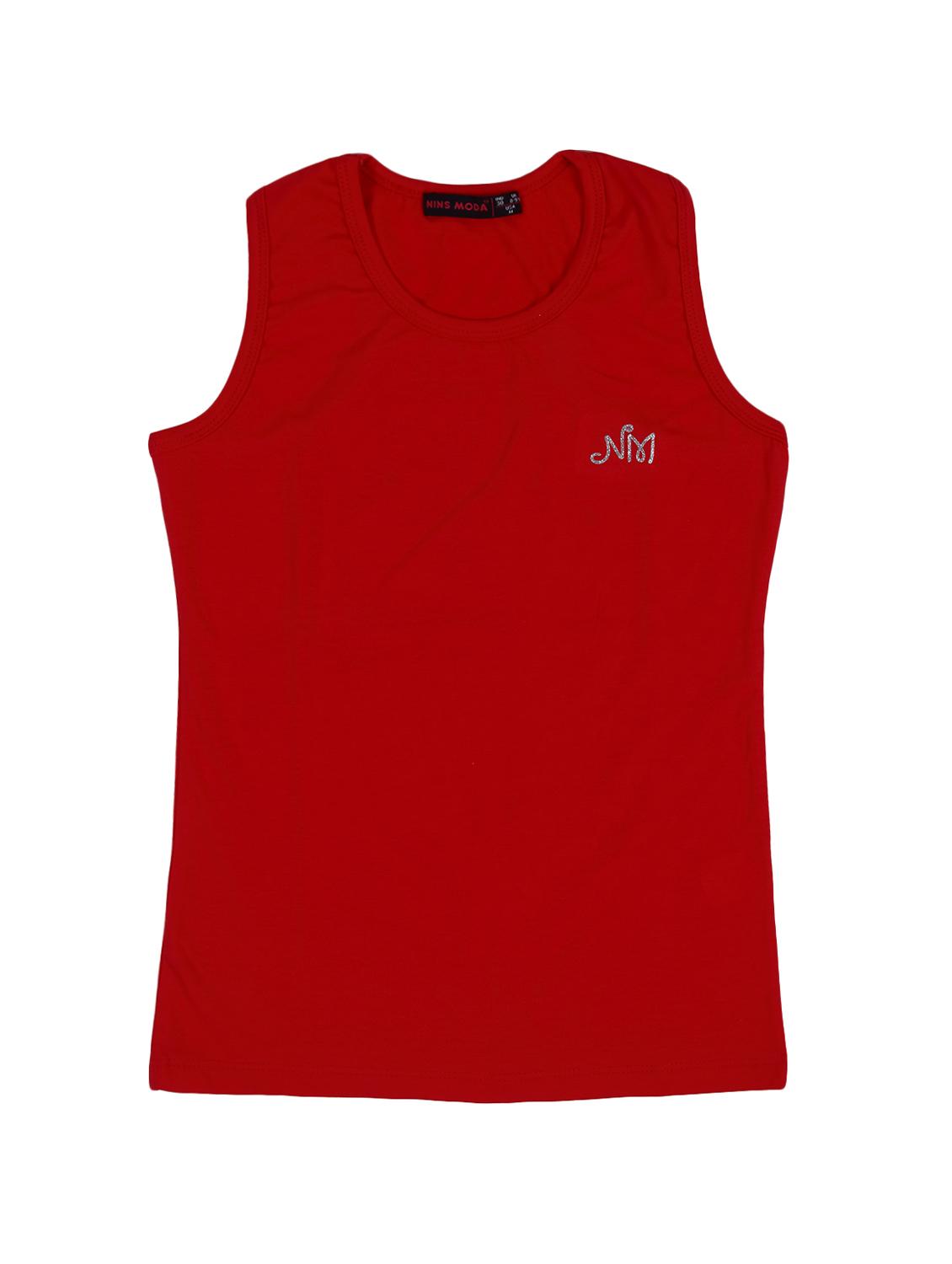 red cotton top - 15282673 - Zoom Image - 1