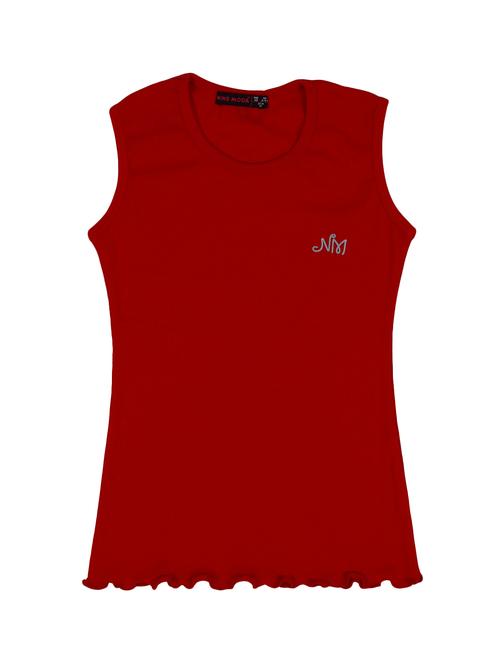 red cotton top - 15282677 - Standard Image - 1