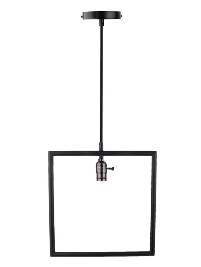Vintage Edison lamp Rope hangingpendant , E27 Holder, Decorative, Urban Retro style Square Shape - 15283662 - Zoom Image - 1