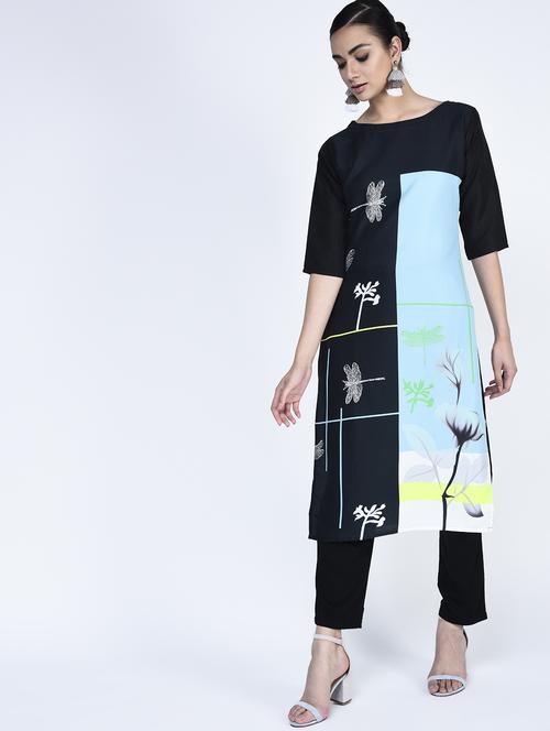Printed straight kurta - 15283708 - Standard Image - 1