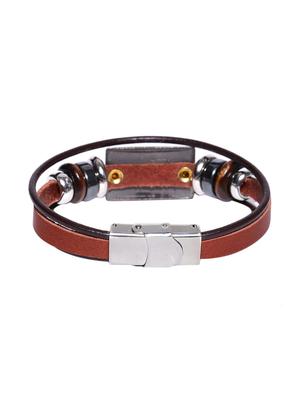 brown metal beaded bracelet - 15284431 - Standard Image - 3