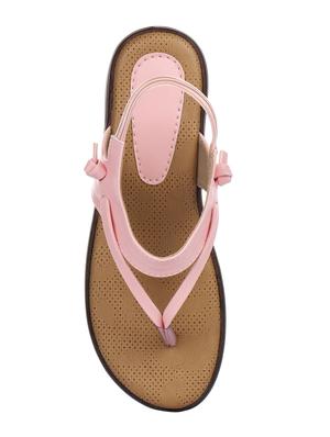 pink back strap sandals - 15285461 - Standard Image - 3