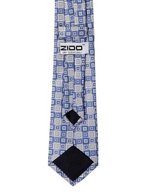 blue satin tie - 15287442 - Standard Image - 4