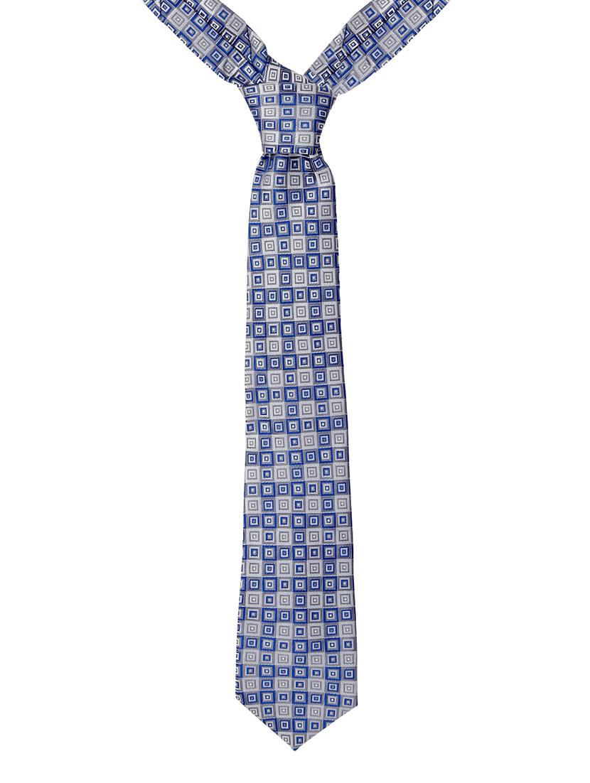 blue satin tie - 15287442 - Zoom Image - 2