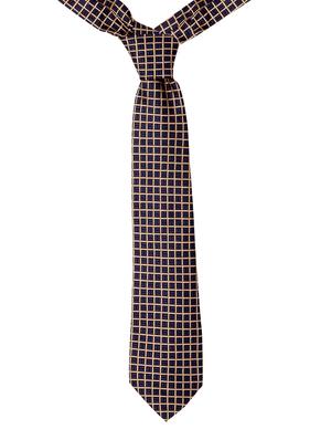 navy satin tie - 15287443 - Standard Image - 2