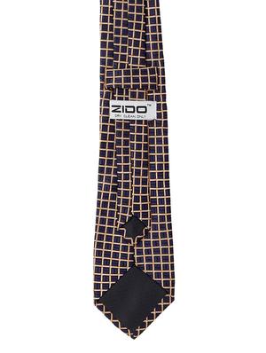 navy satin tie - 15287443 - Standard Image - 4