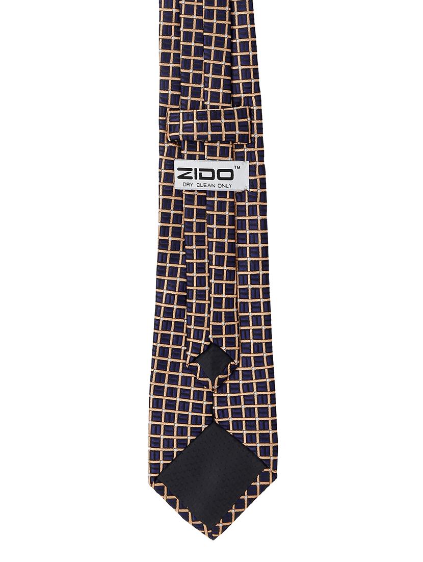 navy satin tie - 15287443 - Zoom Image - 4