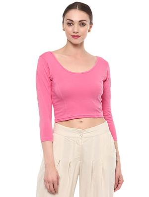 multi colored cotton combos blouse - 15287596 - Standard Image - 4