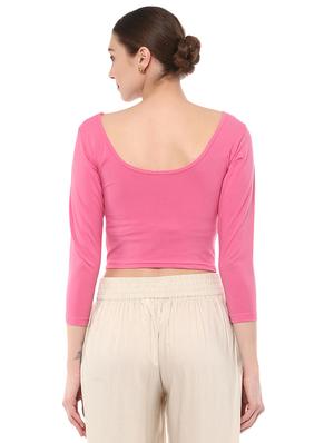 multi colored cotton combos blouse - 15287596 - Standard Image - 5
