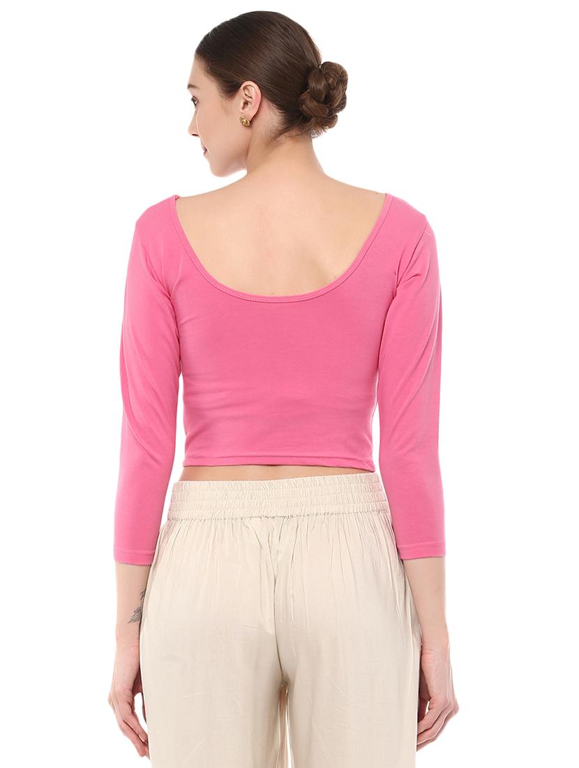multi colored cotton combos blouse - 15287596 - Zoom Image - 5