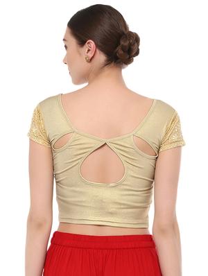 multi colored cotton lycra combos blouse - 15287774 - Standard Image - 3