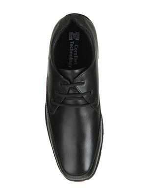 red chief black leather lace-up derby - 15289404 - Standard Image - 4