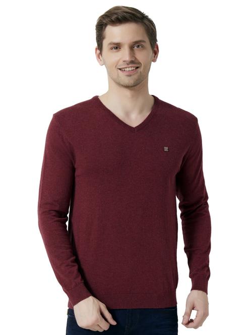 maroon cotton t-shirt - 15289732 - Very Small Image - 1