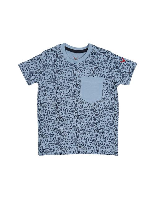 pocket patched floral print-shirt - 15292278 - Very Small Image - 1