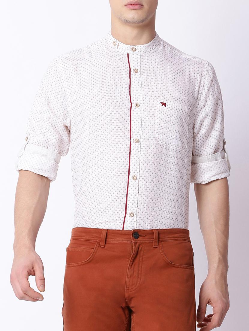 white linen casual shirt - 15292660 - Zoom Image - 1
