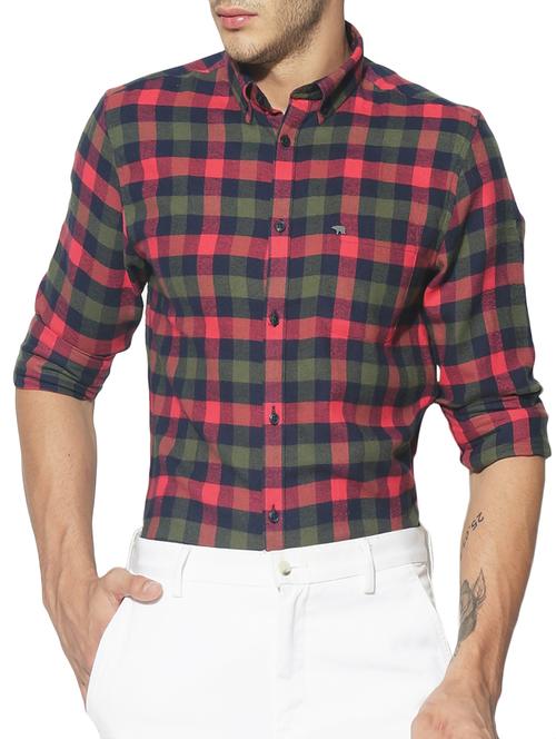 multi colored cotton casual shirt - 15292695 - Standard Image - 1