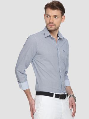 blue checkered casual shirt - 15292716 - Standard Image - 2