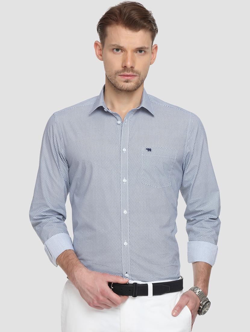 blue checkered casual shirt - 15292716 - Zoom Image - 1