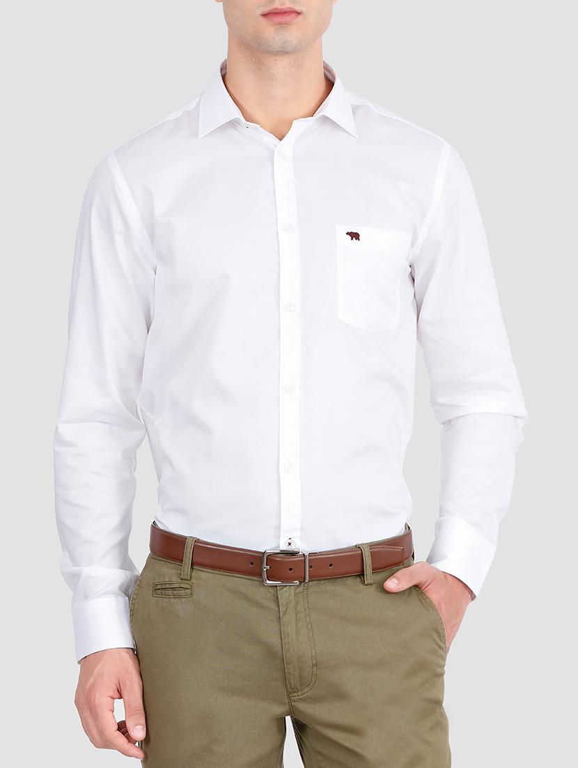 white cotton formal shirt - 15292723 - Zoom Image - 1