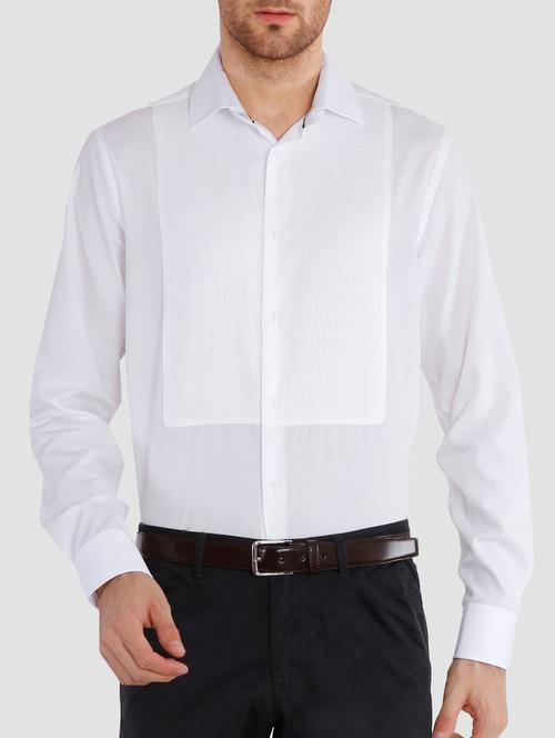 white cotton formal shirt - 15292734 - Standard Image - 1