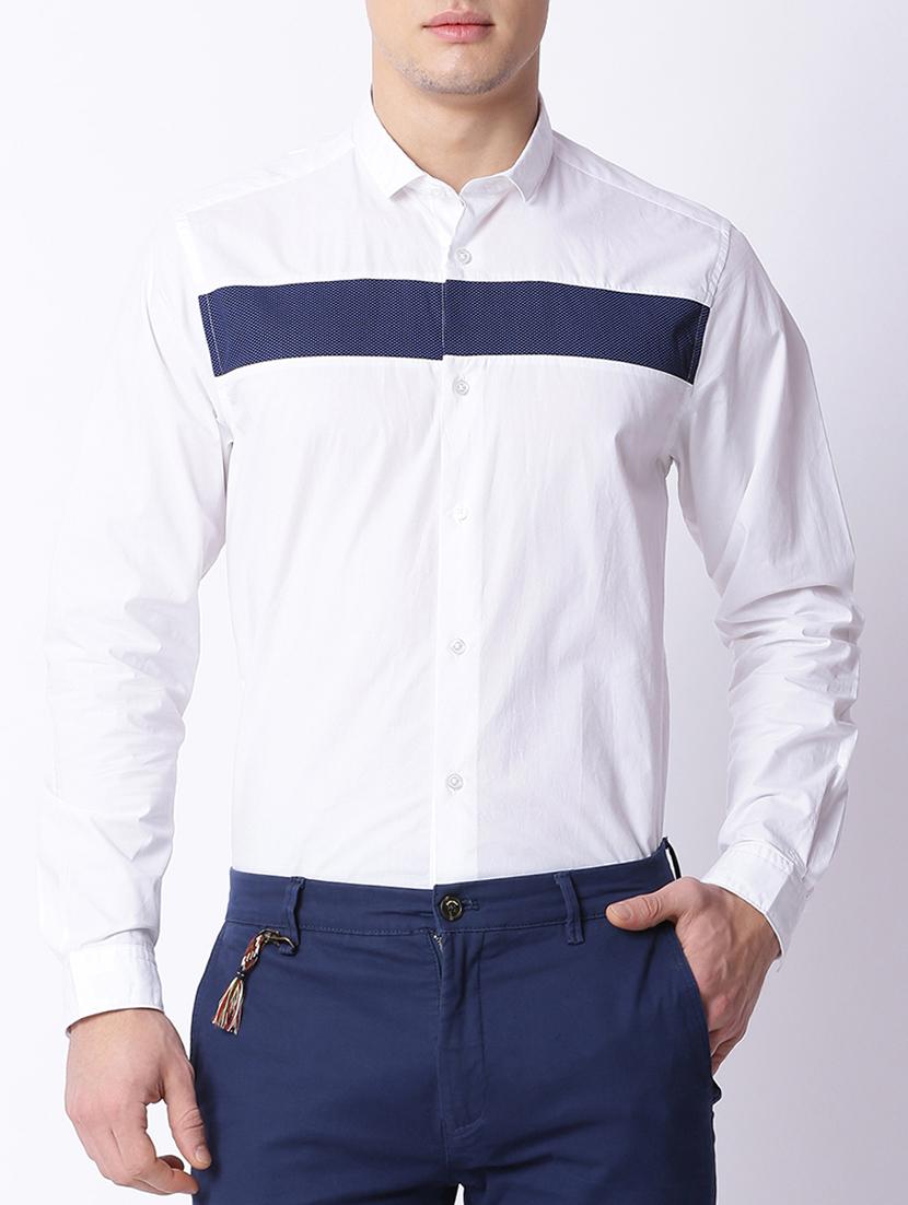 white cotton casual shirt - 15292753 - Zoom Image - 1