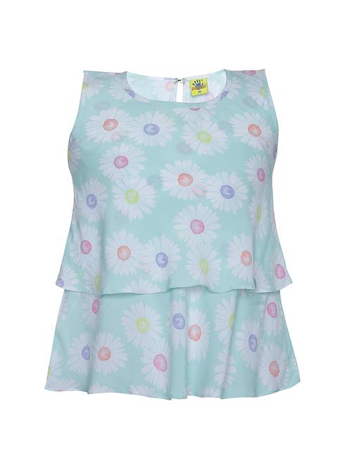 blue rayon top - 15293410 - Standard Image - 1